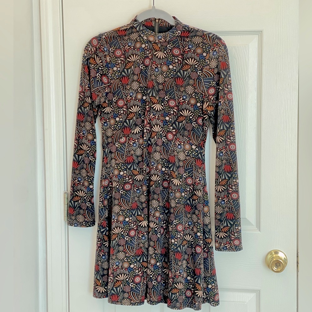 Long Sleeve Mock Neck Altar’d State dress